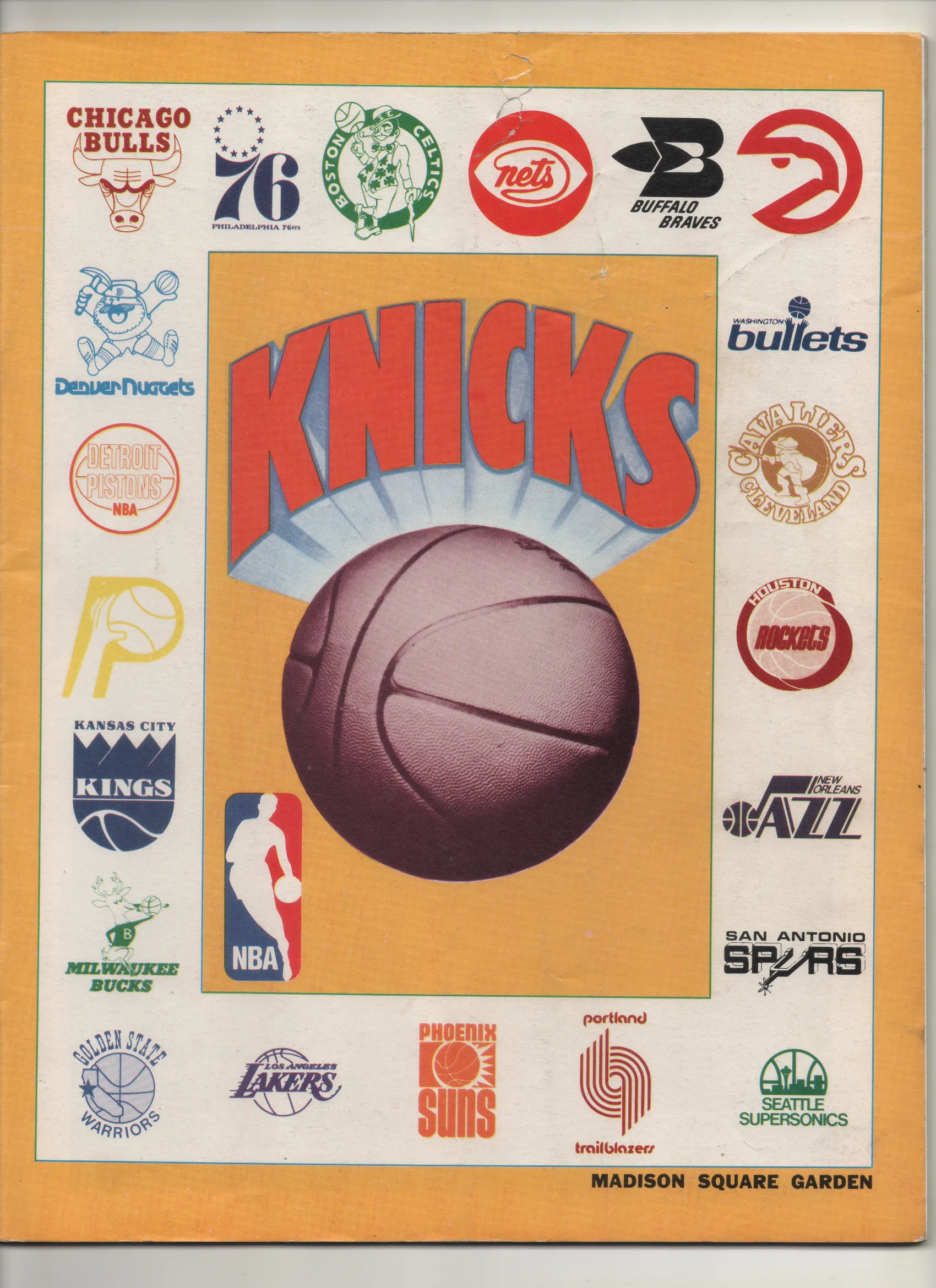 [1 of 1] 1978 Knicks Madison Square Garden Volume 11 No.3 - From The Personal Collection of Kareem Abdul Jabbar