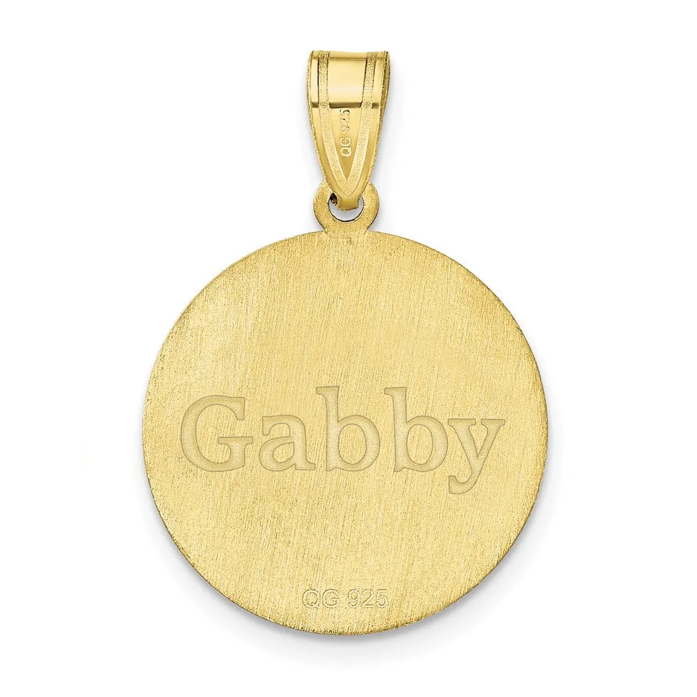10KY Personalized Soccer Pendant