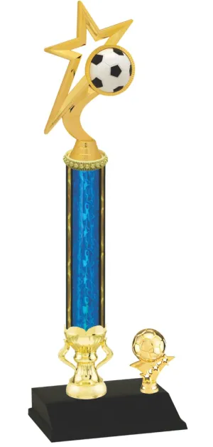 17-1/4" Soccer Gold Star Trophy
