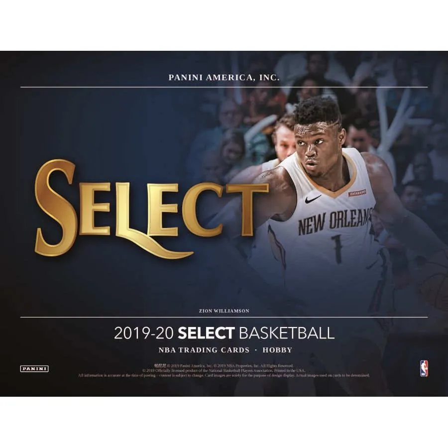 2019-20 Panini Select Basketball Hobby Box