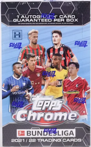 2021/22 Topps Chrome Bundesliga Soccer Hobby Box