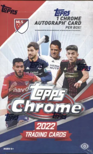 2022 Topps Chrome MLS Soccer Hobby Box