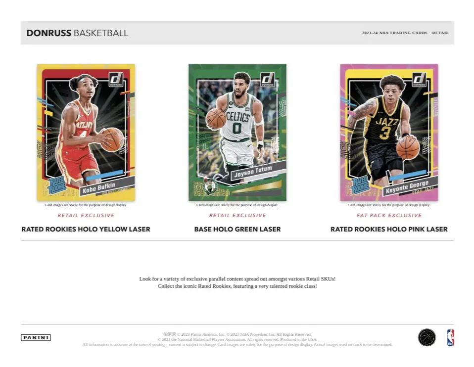 2023-24 Panini Donruss Basketball Fat Pack Cello
