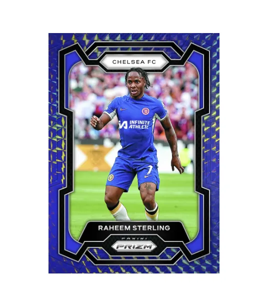 2023-24 Panini Prizm Premier League EPL Soccer 6-Pack Blaster Box (Blue Mosaic Prizms)