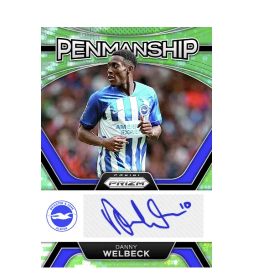 2023-24 Panini Prizm Premier League EPL Soccer 6-Pack Blaster Box (Blue Mosaic Prizms)