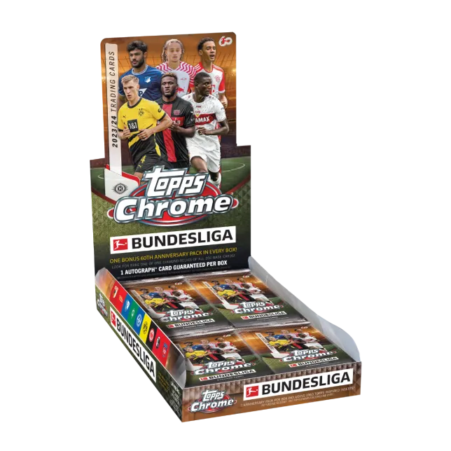 2023/24 TOPPS CHROME BUNDESLIGA SOCCER HOBBY BOX