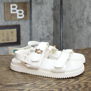 A New Day Women's Jonie Ankle Strap Footbed Sandals 87539242 Off white 8M