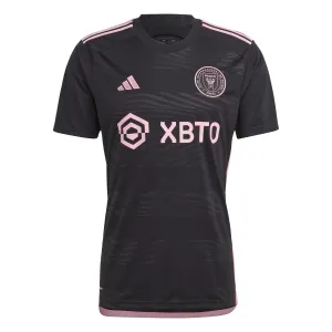 Adidas Men Inter Miami CF 23/24 MLS Away Black Pink Jersey HI1888