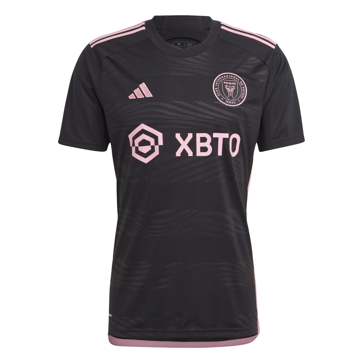 Adidas Men Inter Miami CF 23/24 MLS Away Black Pink Jersey HI1888