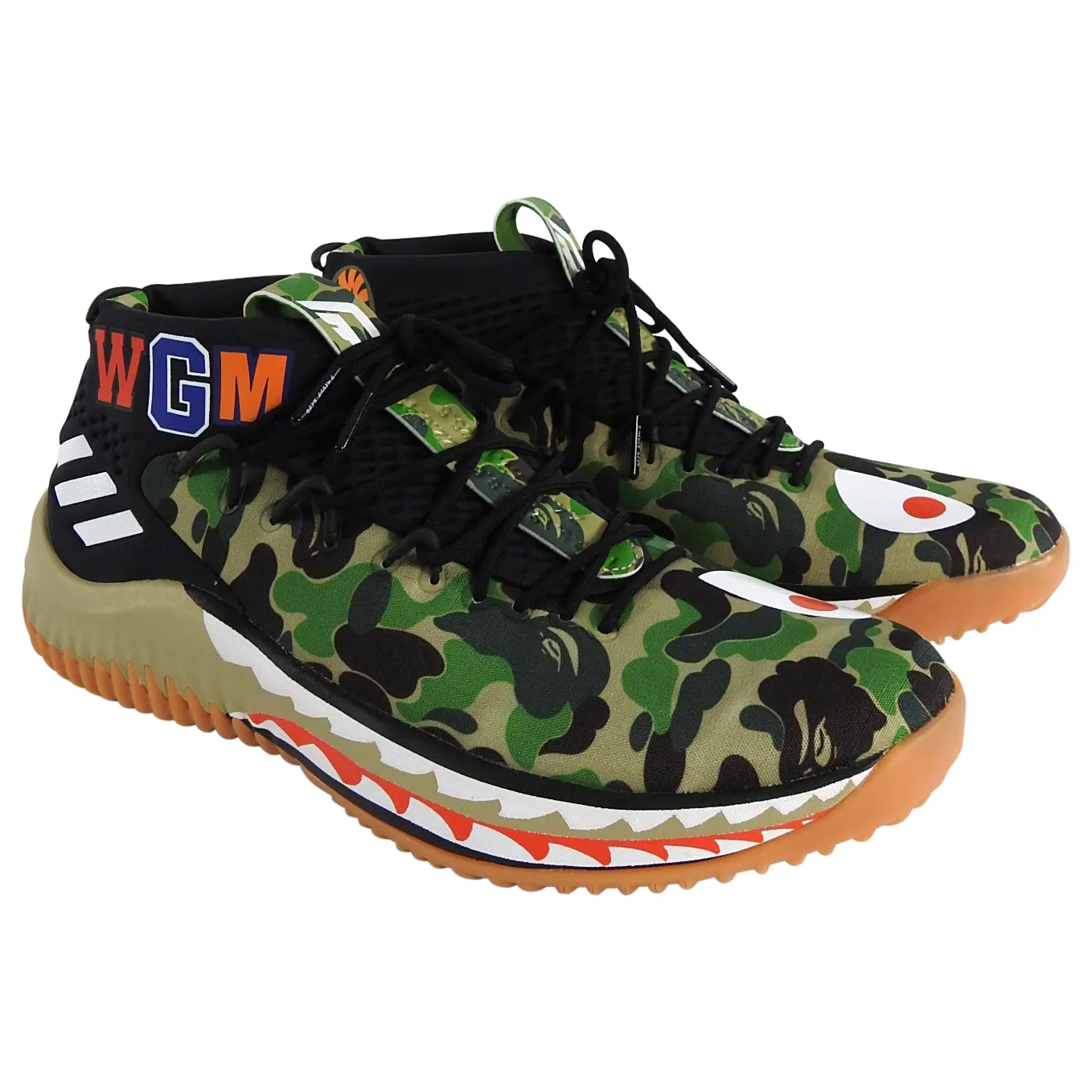 Adidas x Bape Dame 4 Green Camo - 10.5