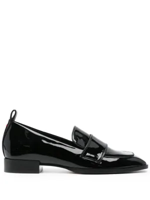 Aeyde Julie 30mm patent leather loafers