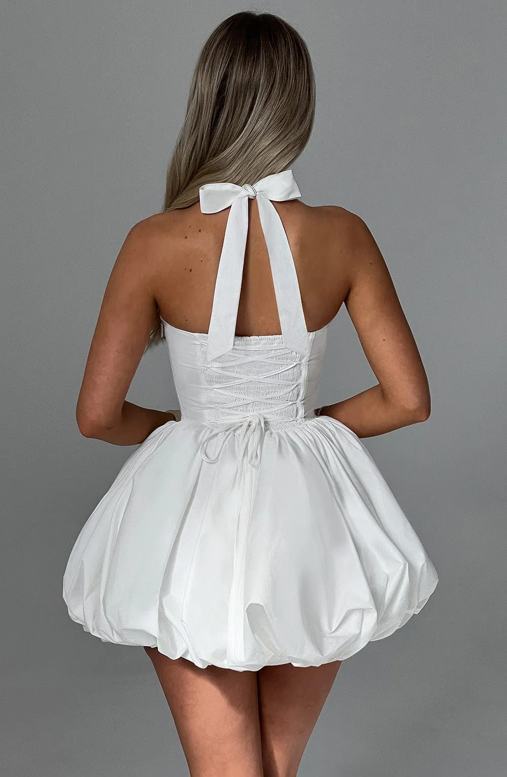Alexa mini dress-ivory