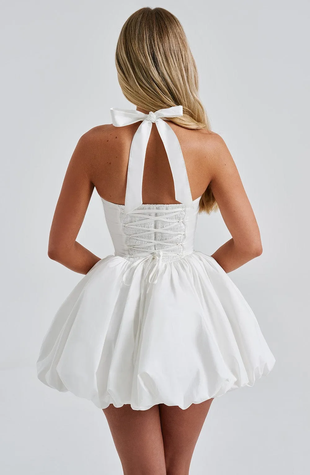 Alexa mini dress-ivory
