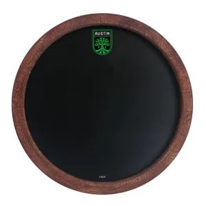 Austin FC: Chalkboard "Faux" Barrel Top Sign