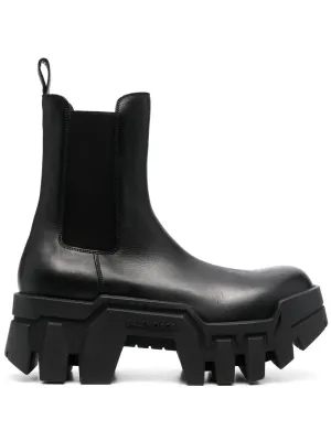 Balenciaga Bulldozer platform Chelsea boots