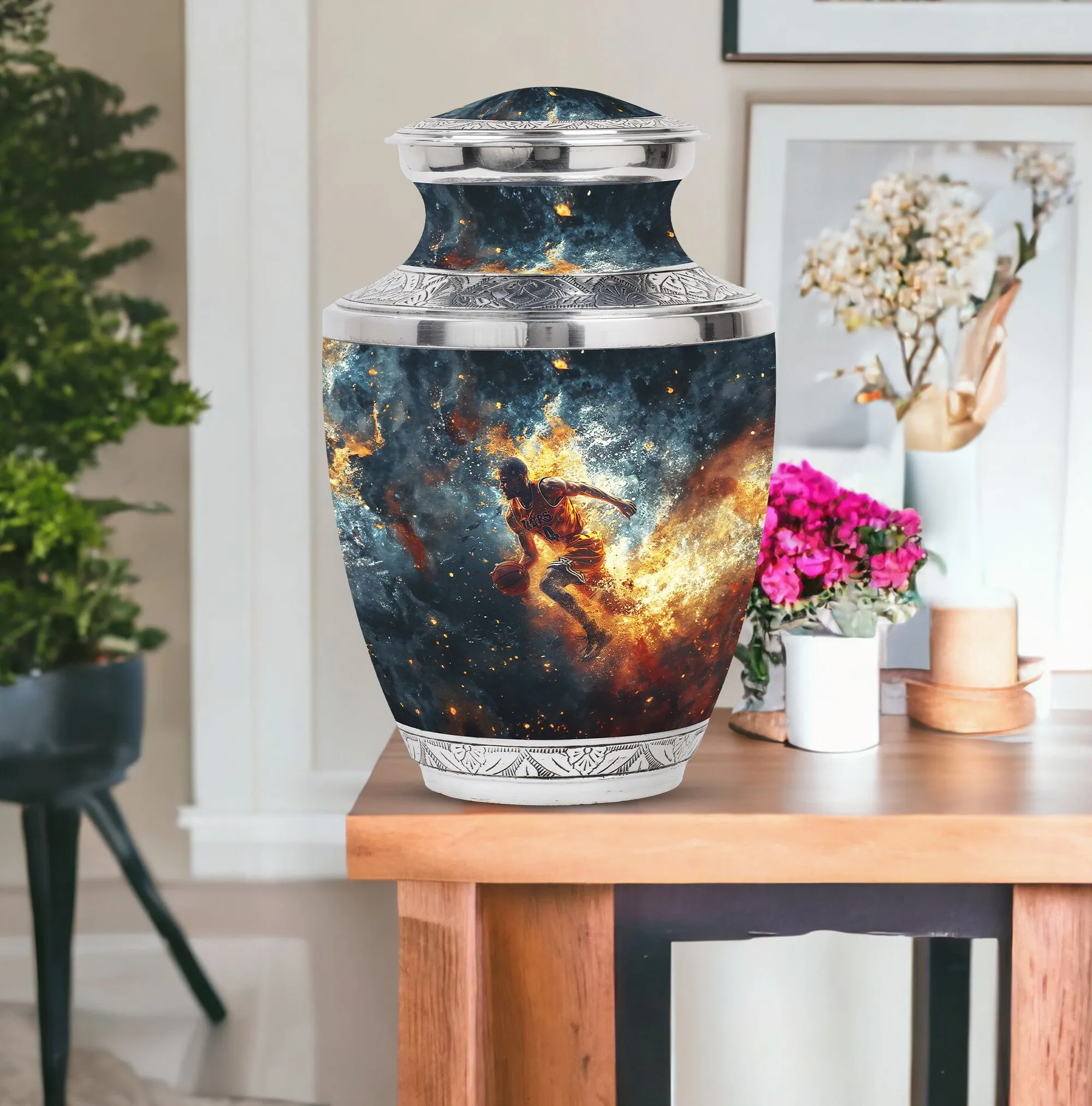 Basketball Cremation Urns For Human Ashes Memorial & Funeral Urn