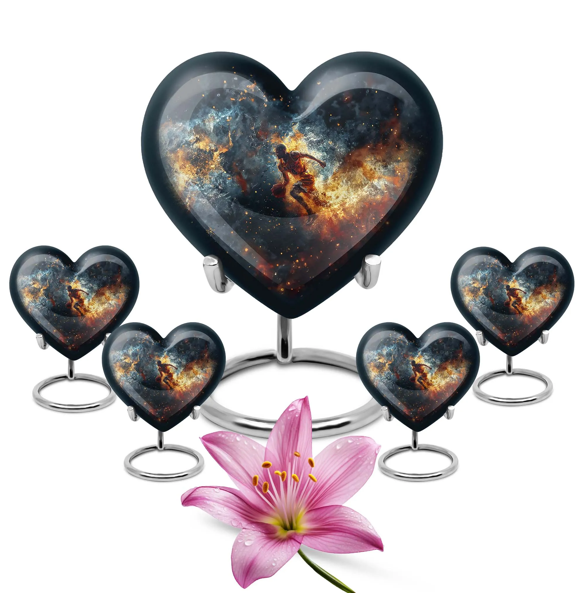 Basketball Cremation Urns For Human Ashes Memorial & Funeral Urn