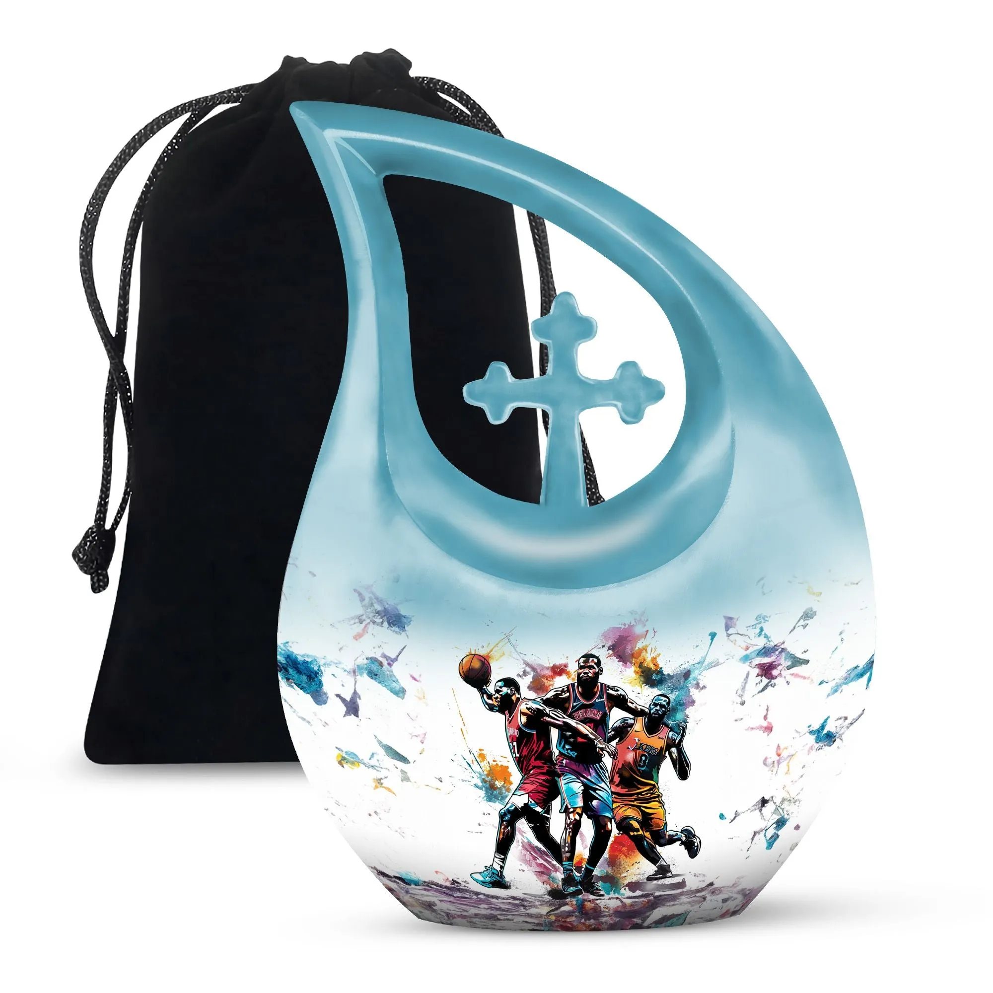 Basketball Tribute - Legacy Memorabilia Urn for Ashes