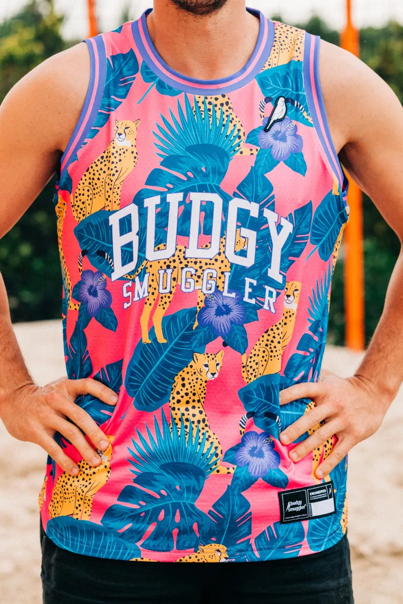 Basketball Vest in Cheeky Cheetahs