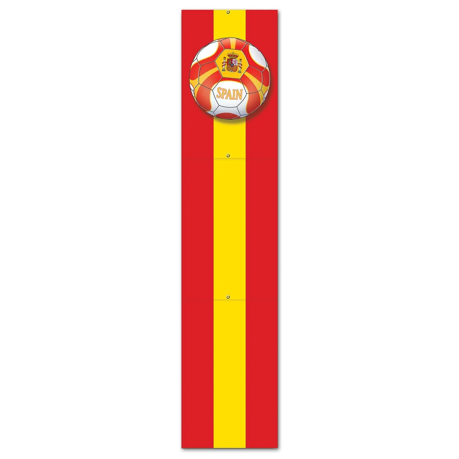 Beistle Spain Soccer Jointed Pull-Down Cutout 5' (1/Pkg) Party Supply Decoration : Soccer