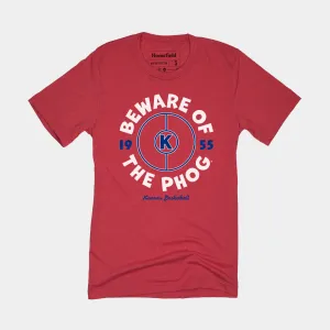 Beware of the Phog Kansas Basketball Tee
