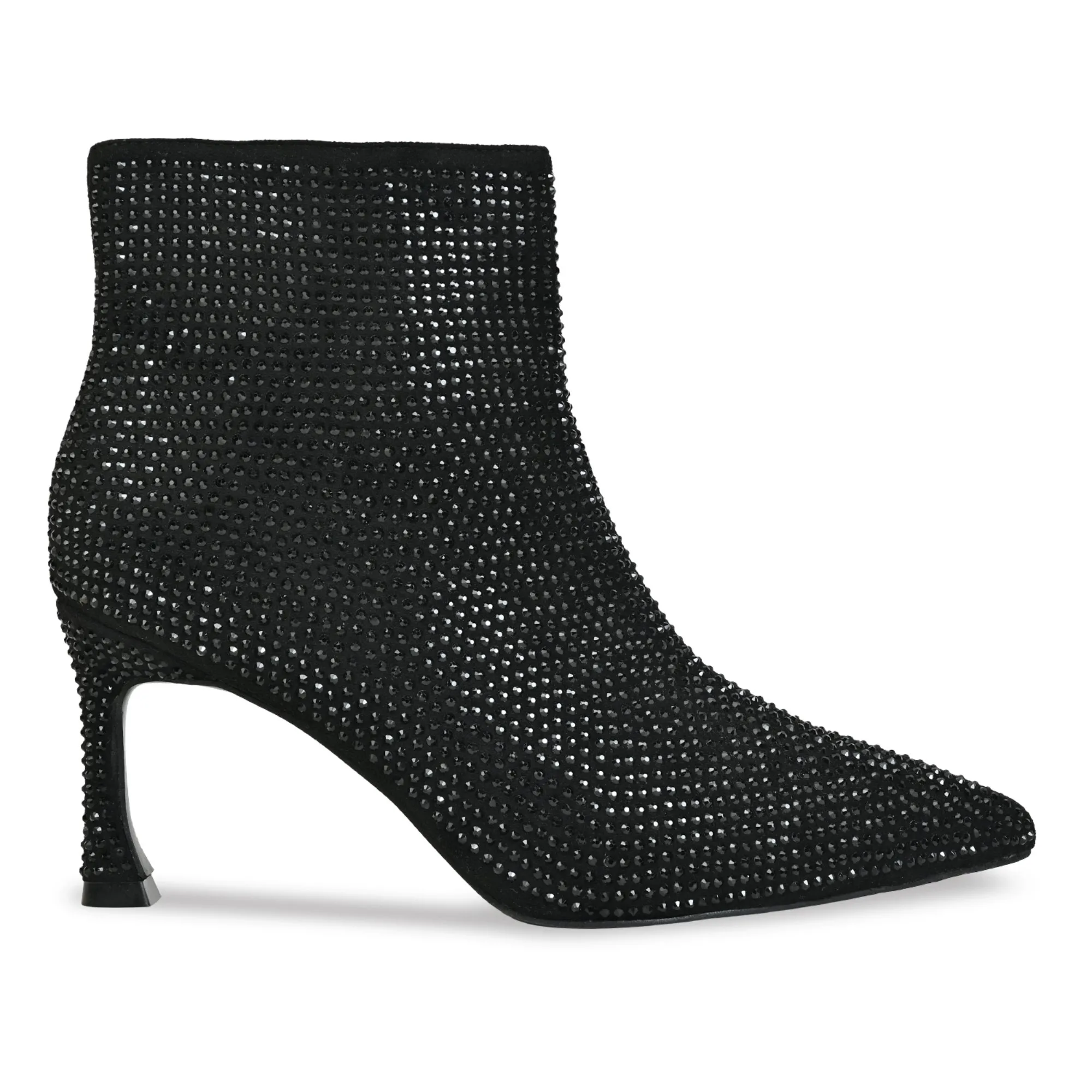 Black Glitter Boots