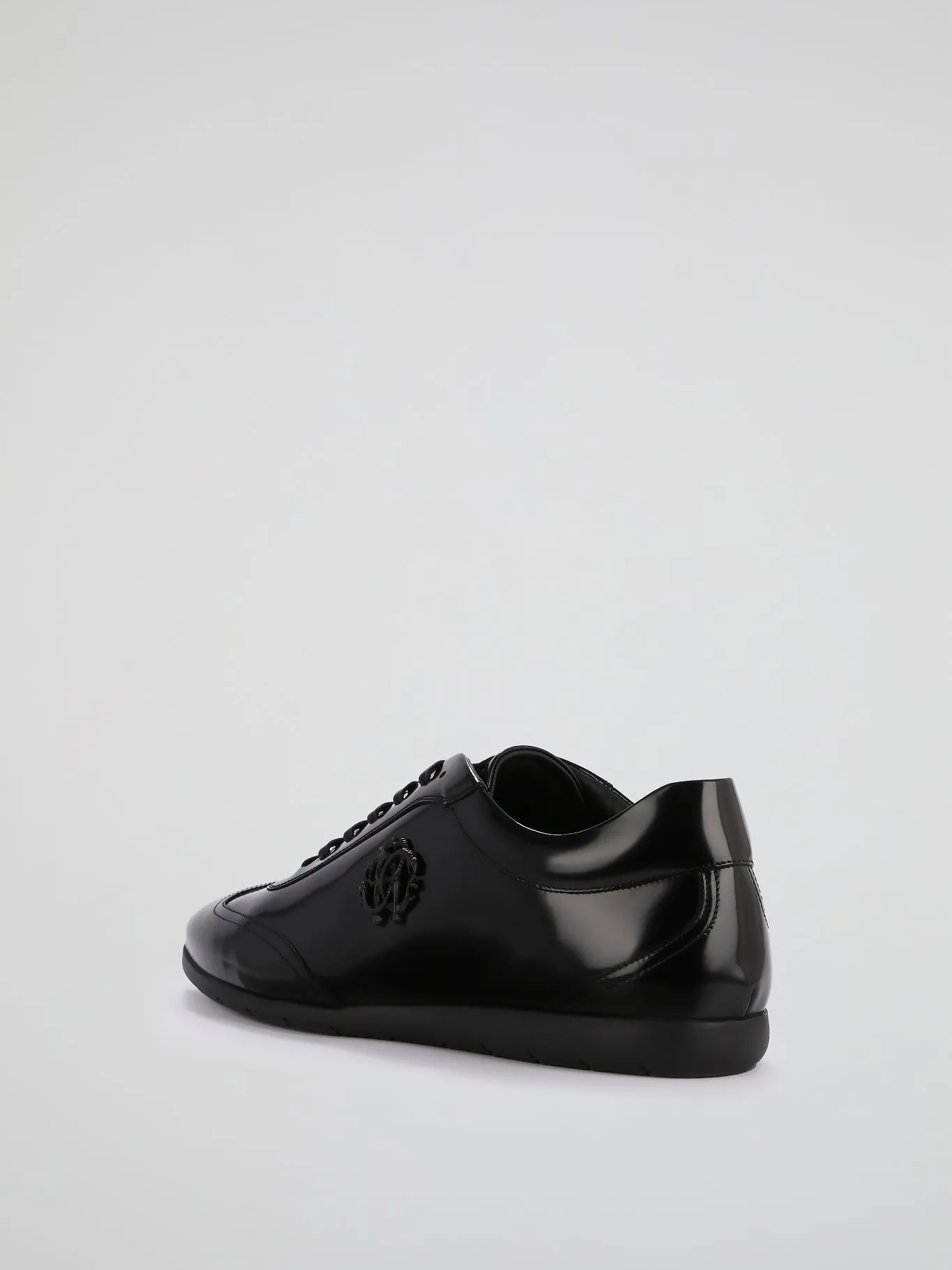 Black Patent Leather Sneakers
