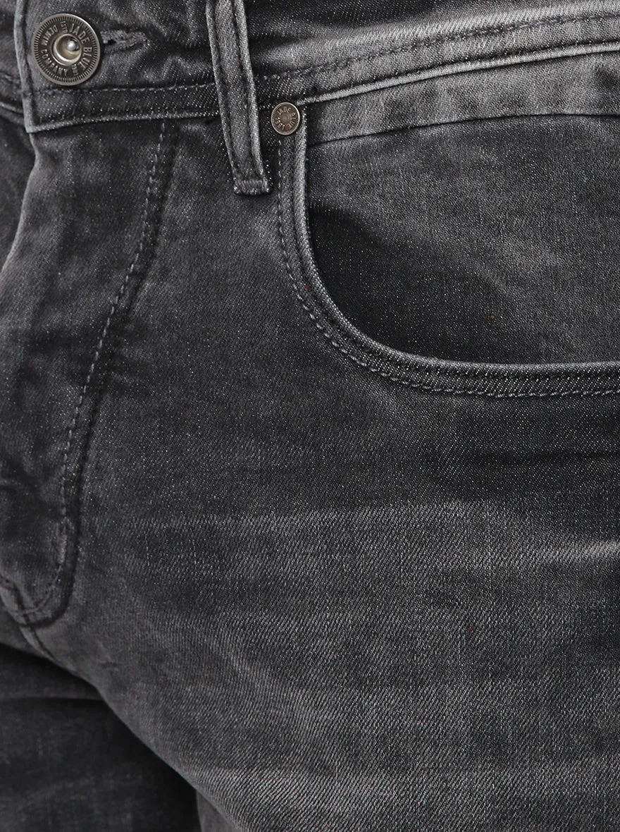 Black Washed Straight Fit Jeans | JadeBlue