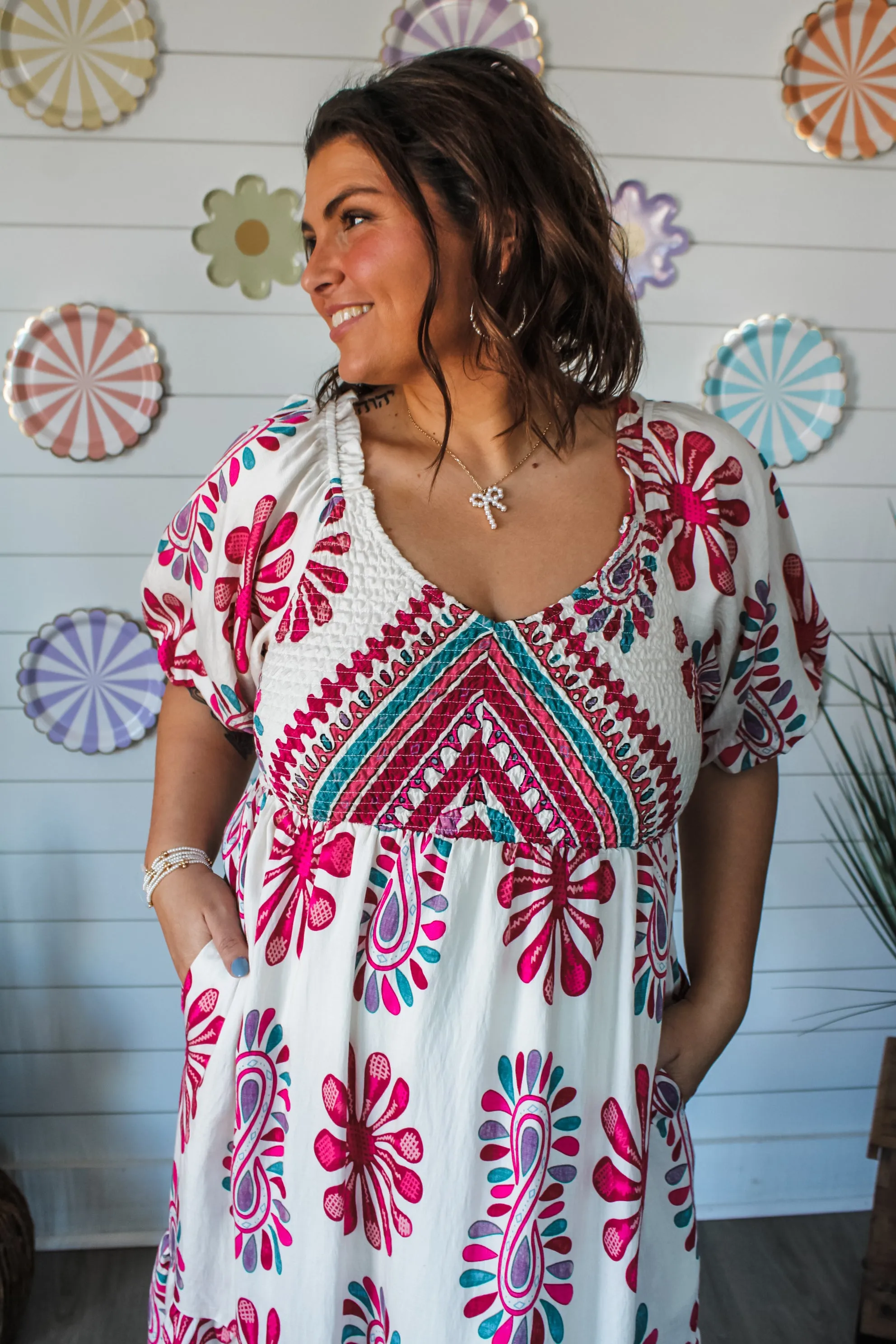 Blooming With Excitement • Berry/Teal - PLUS