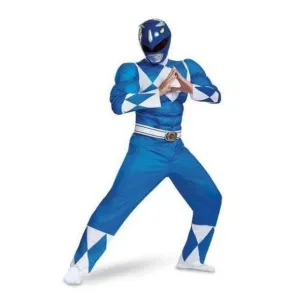 Blue Ranger Classic Muscle Adult Costume