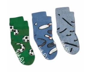 Bowling, Hockey and Soccer Socks 3-Pack