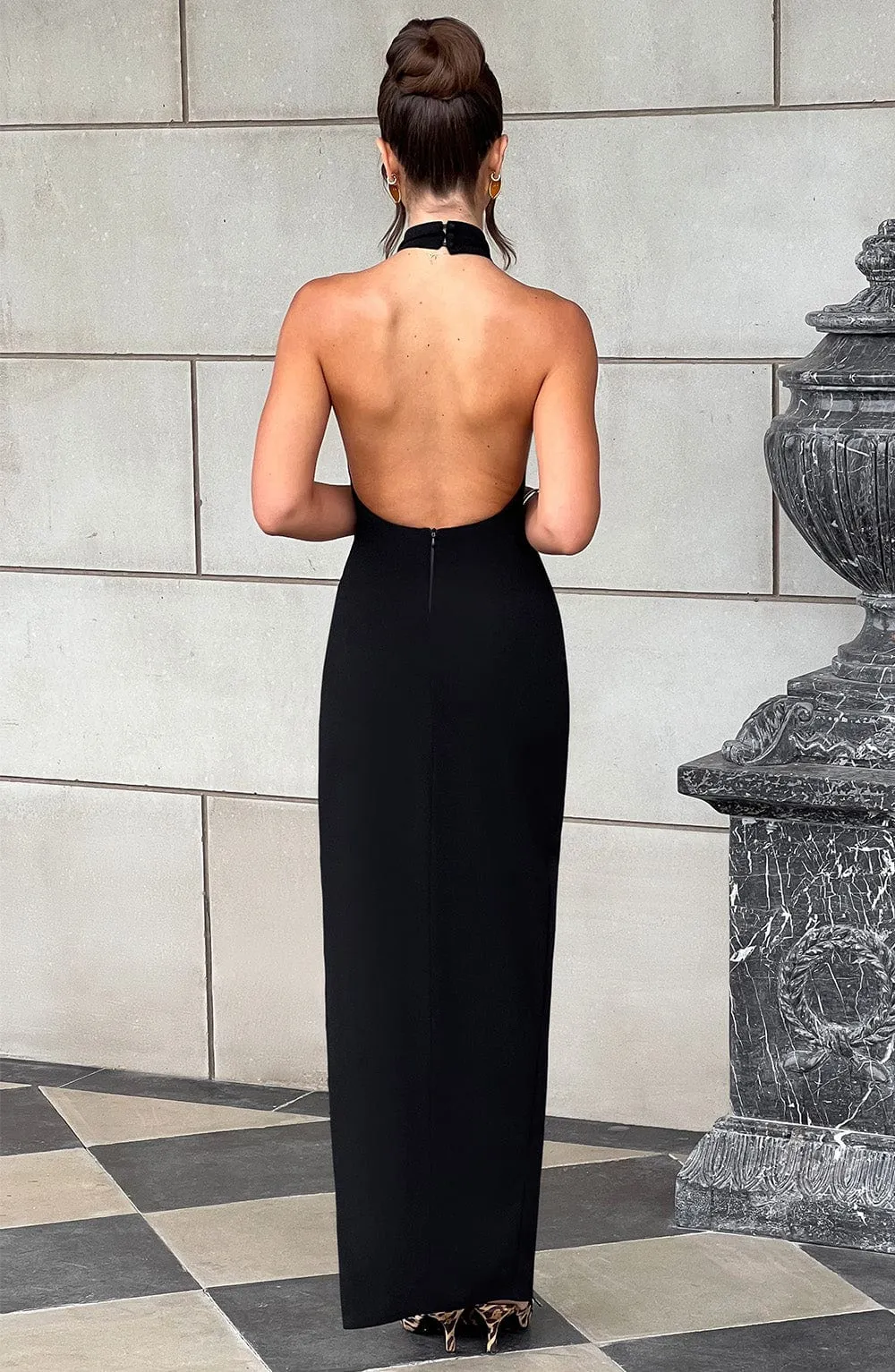 Carla Maxi Dress-Black