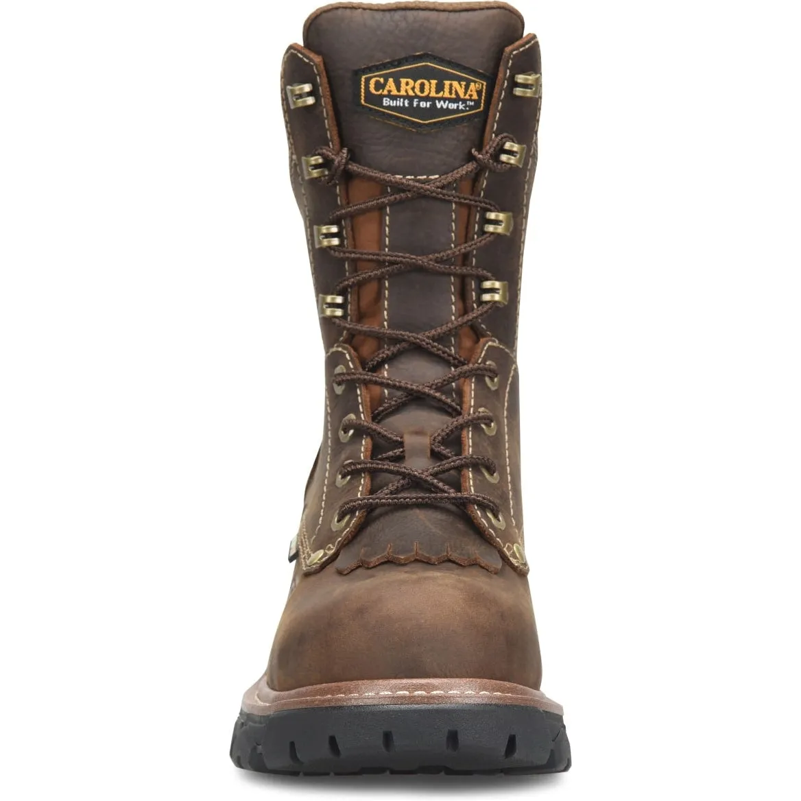 Carolina Men's Cardinal 8" Composite Toe Waterproof Slip Resist Work Boot -Brown- CA7837