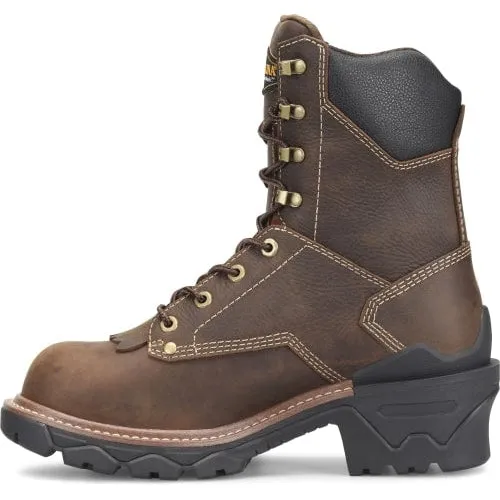Carolina Men's Cardinal 8" Composite Toe Waterproof Slip Resist Work Boot -Brown- CA7837