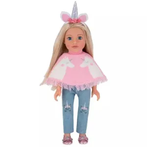 Chad Valley Designafriend Unicorn Poncho Outfit