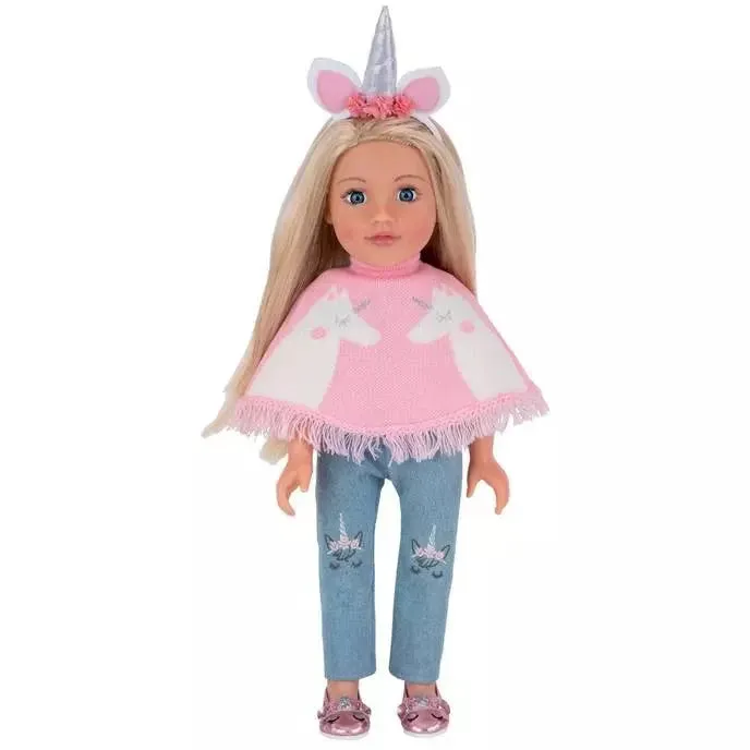 Chad Valley Designafriend Unicorn Poncho Outfit
