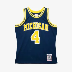 Chris Webber University of Michigan 91-92 HWC Swingman Jersey - Blue