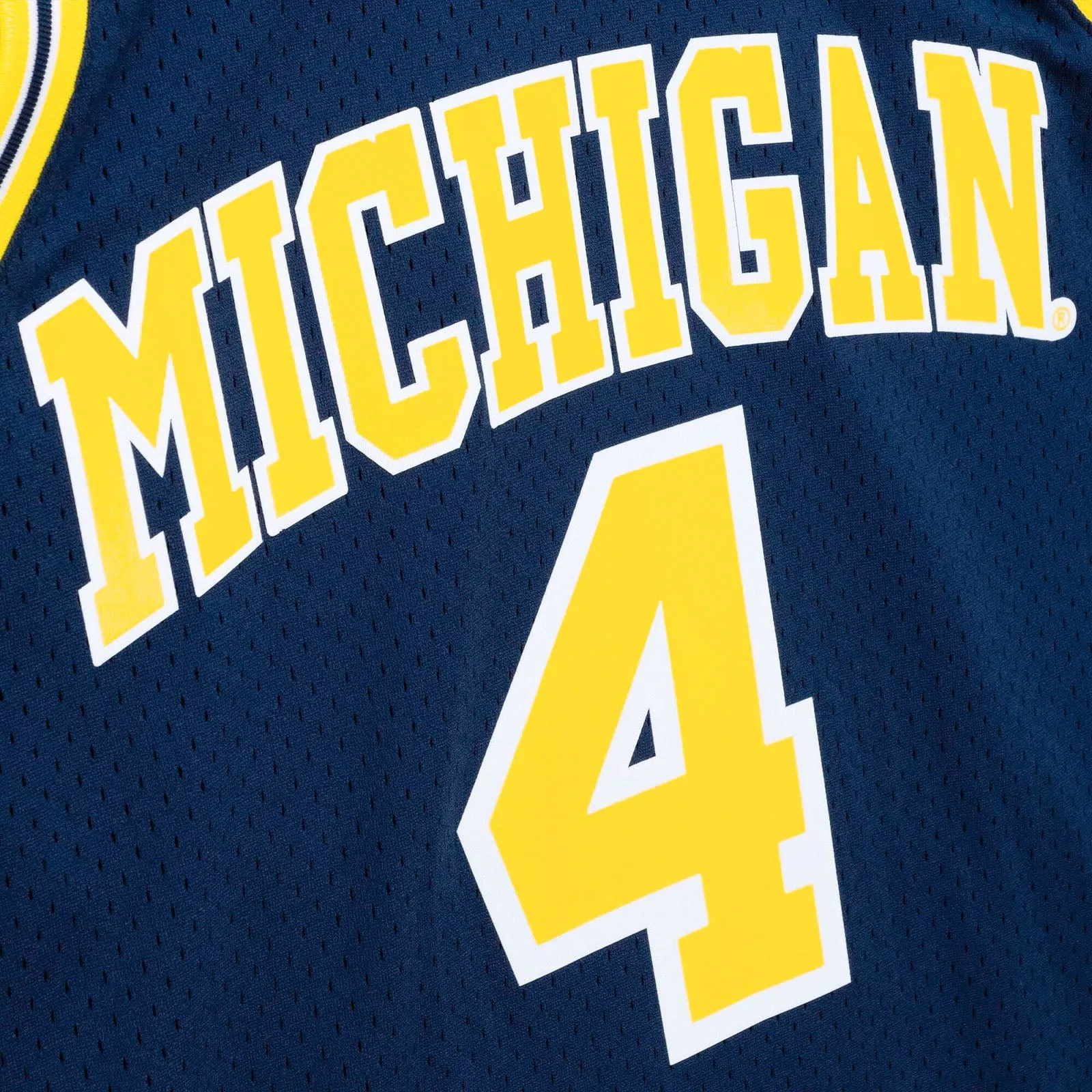 Chris Webber University of Michigan 91-92 HWC Swingman Jersey - Blue