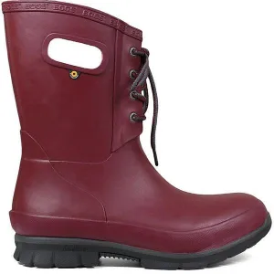 CL72103-8-Burgandy Boots Bogs "Amanda" Lace Up
