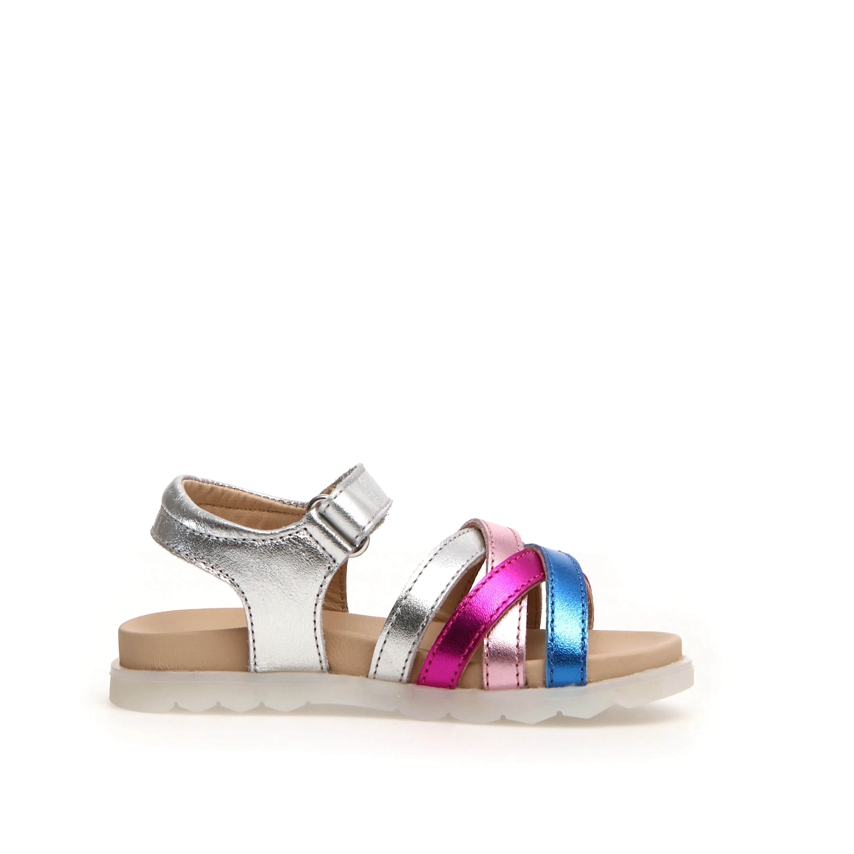 Clementin - Silver-Multi||Clementin - Argent multicouleur