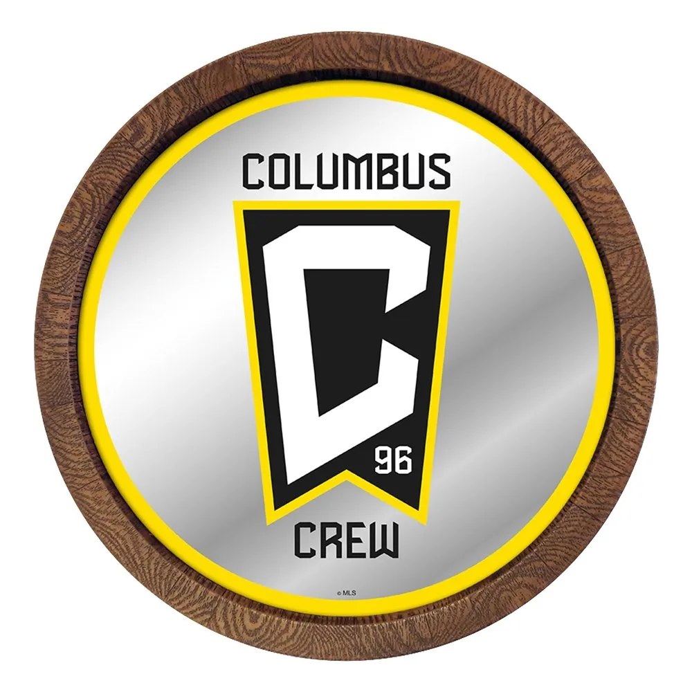 Columbus Crew: Barrel Top Framed Mirror Mirrored Wall Sign