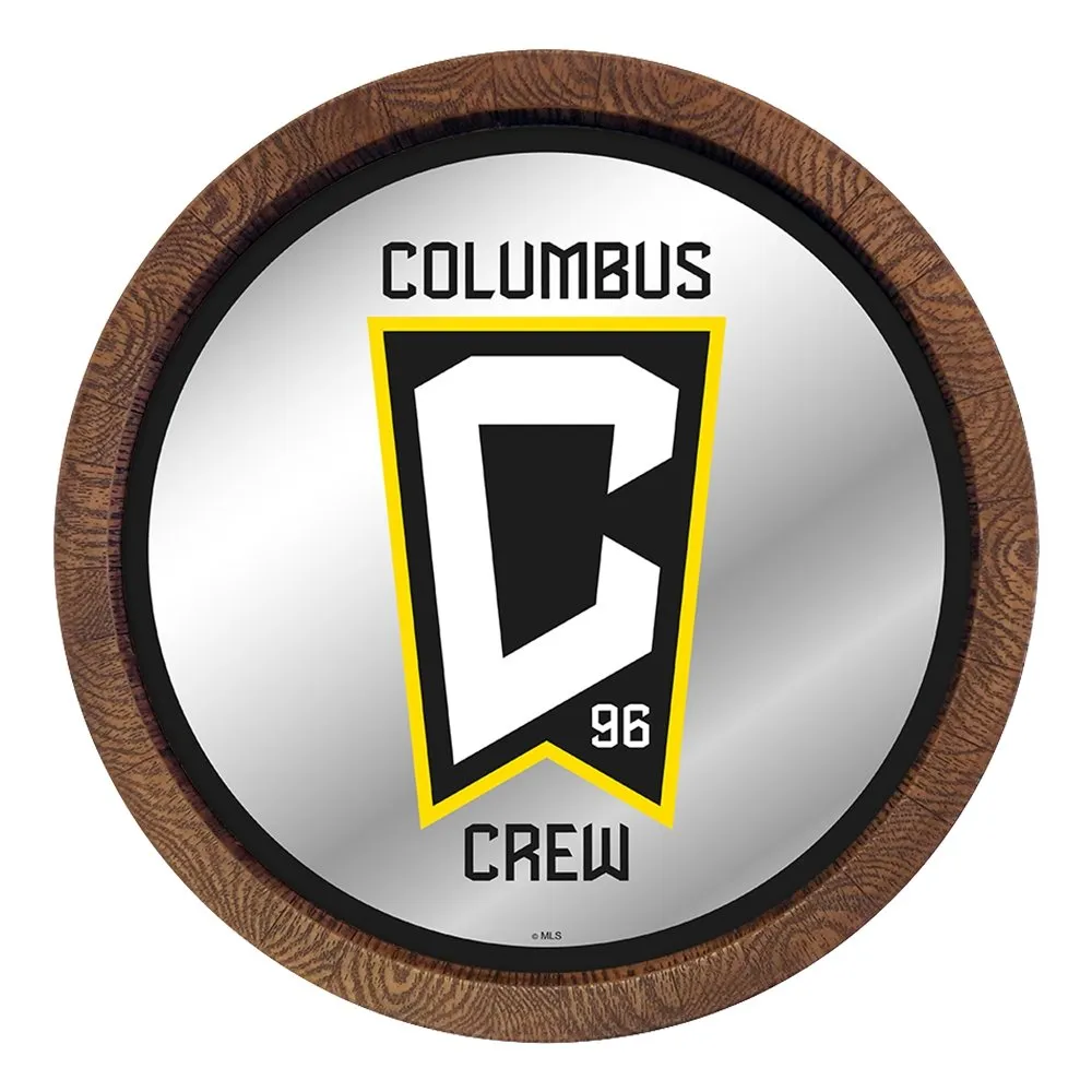 Columbus Crew: Barrel Top Framed Mirror Mirrored Wall Sign