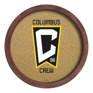 Columbus Crew: "Faux" Barrel Framed Cork Board