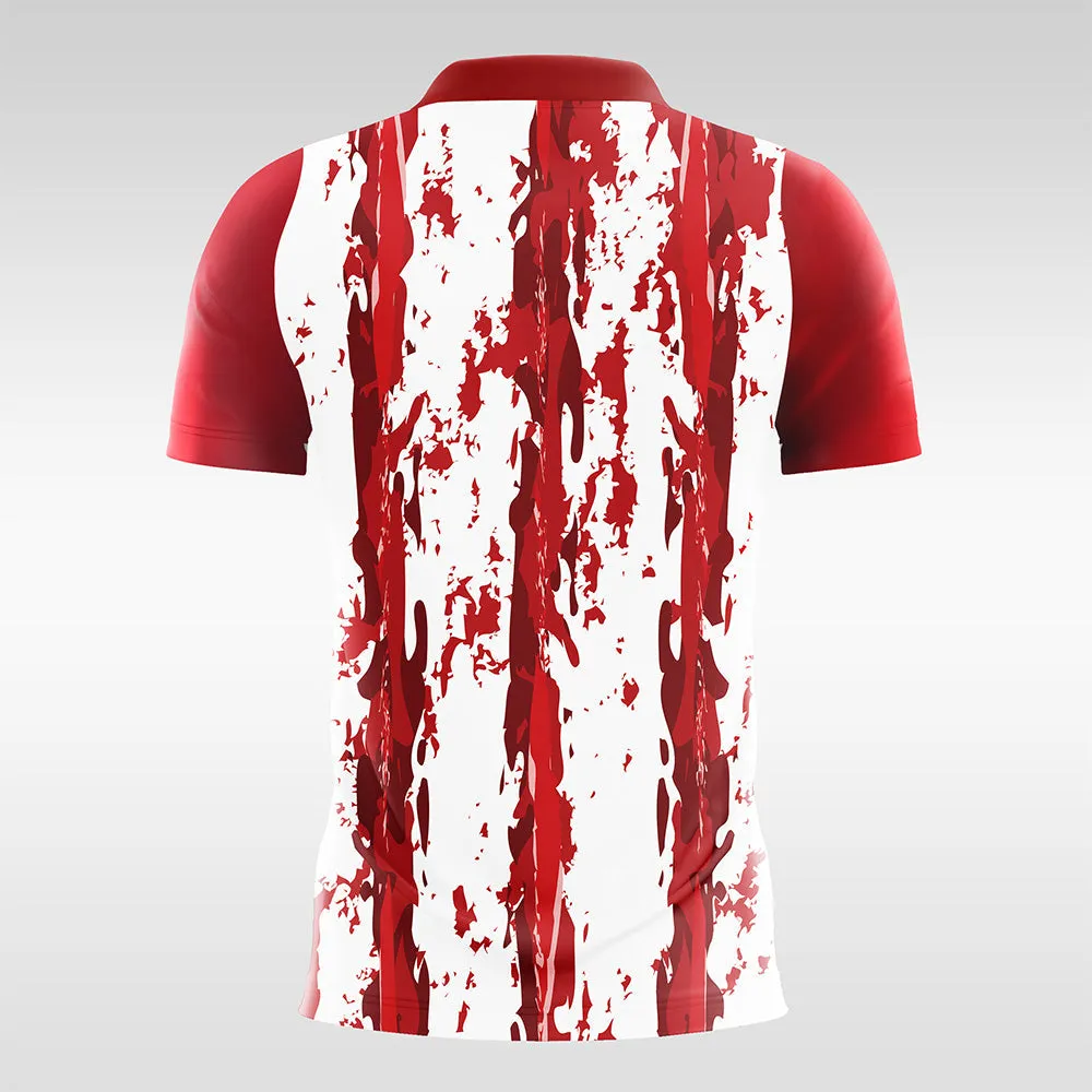 Crimson-Lotus-Men’s Sublimated Soccer Jersey