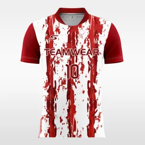 Crimson-Lotus-Men’s Sublimated Soccer Jersey