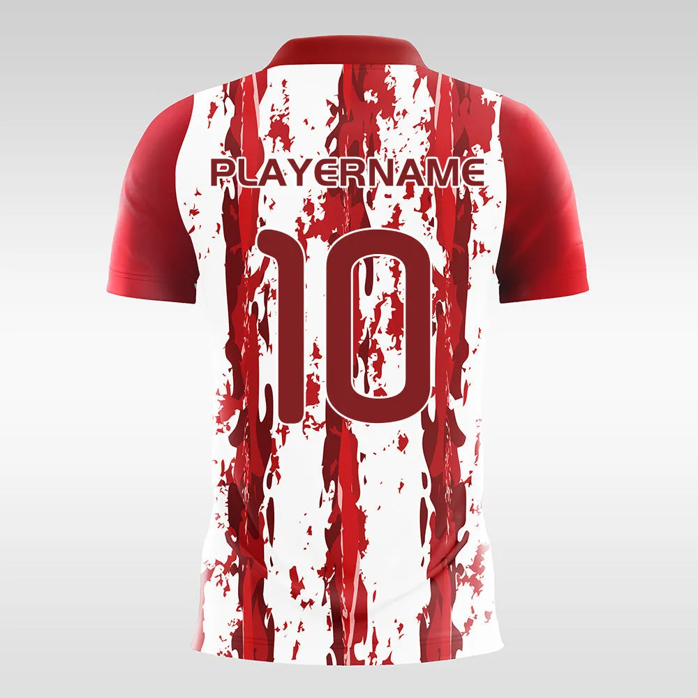 Crimson-Lotus-Men’s Sublimated Soccer Jersey