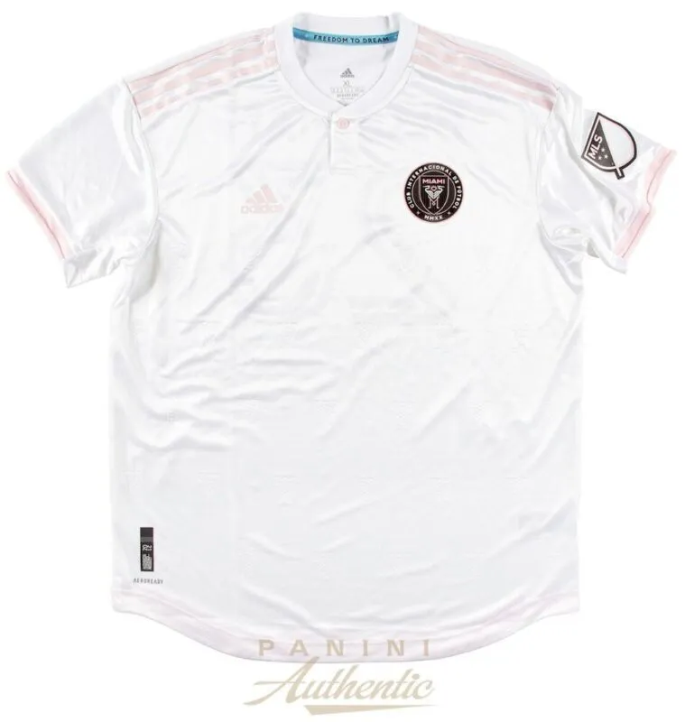 DAVID BECKHAM Autographed Inter Miami CF 2021 Authentic White Jersey PANINI