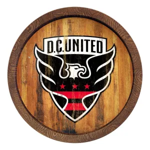 D.C. United: Weathered "Faux" Barrel Top Sign