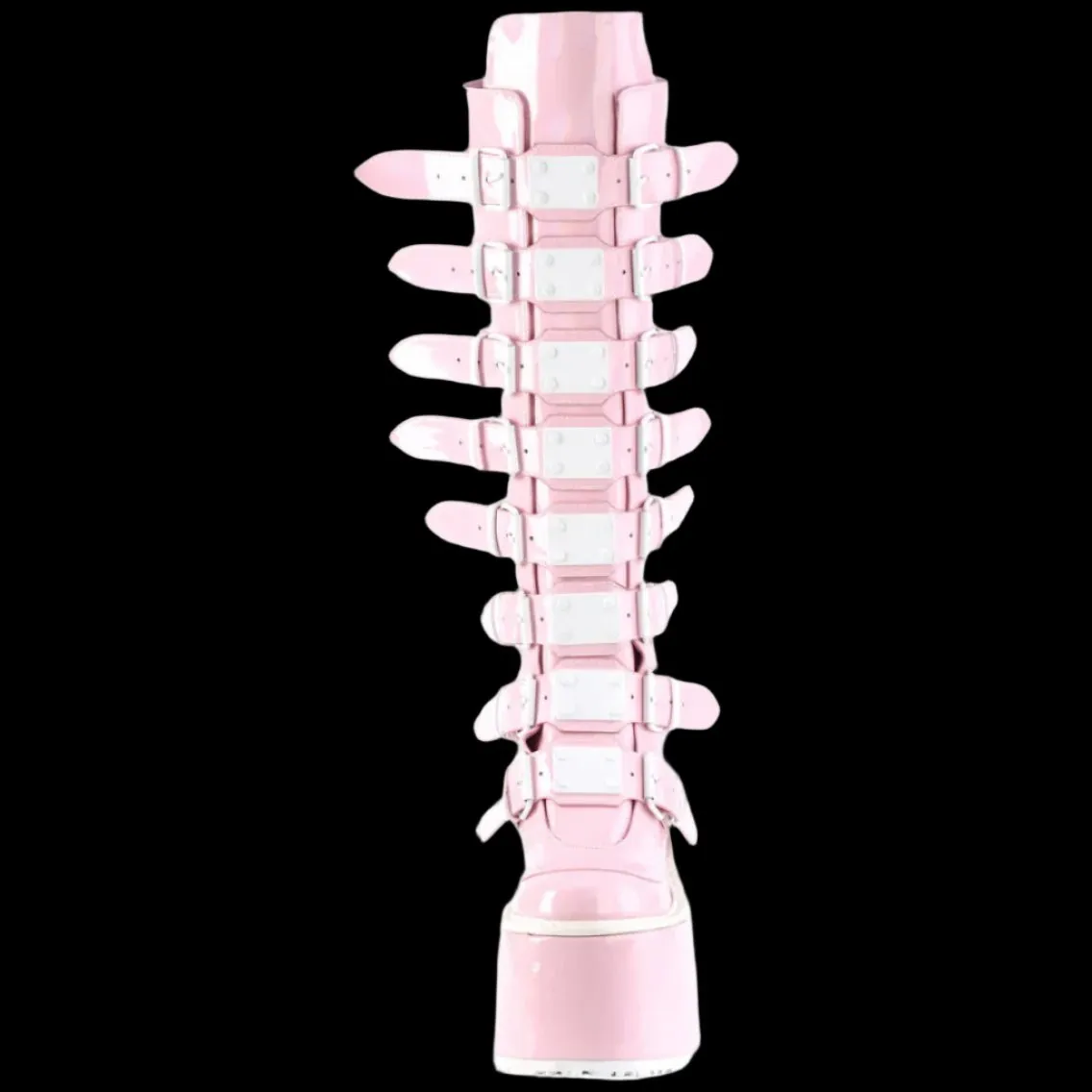 DemoniaCult SWING 815 Pink Holographic Boots