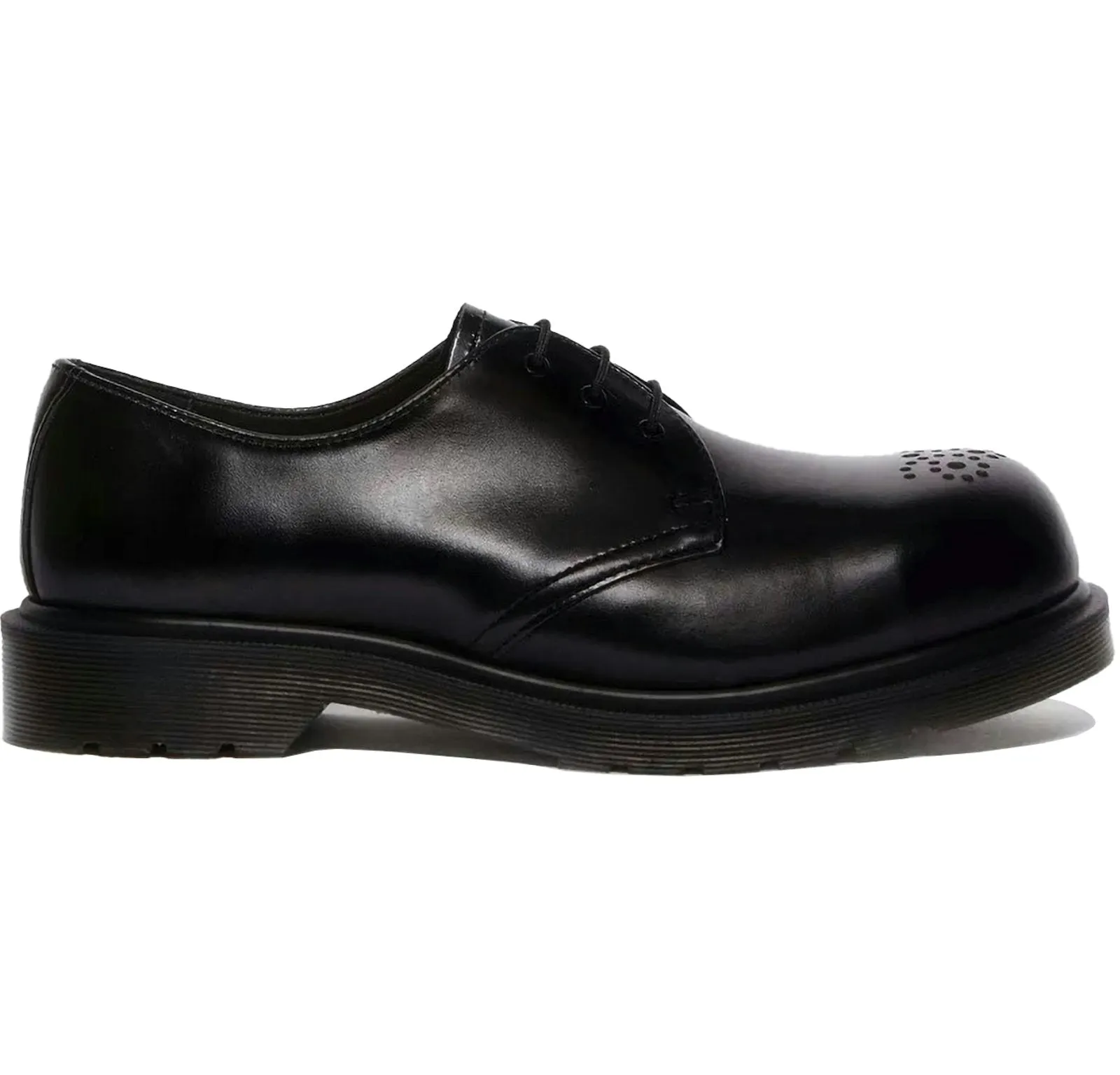 Dr. Martens 1461 Analine Leather Steel Toe Shoes Black